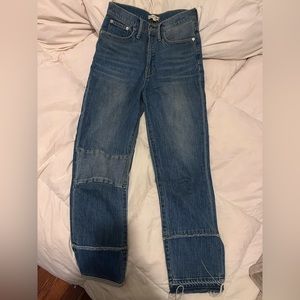 Madewell x ISKO Patchwork Straight Jean